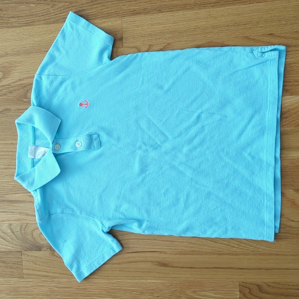 J Crew Factory Kids Polo Anchor Size 8